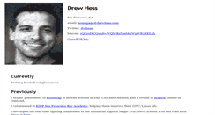 Desktop Screenshot of drewhess.com